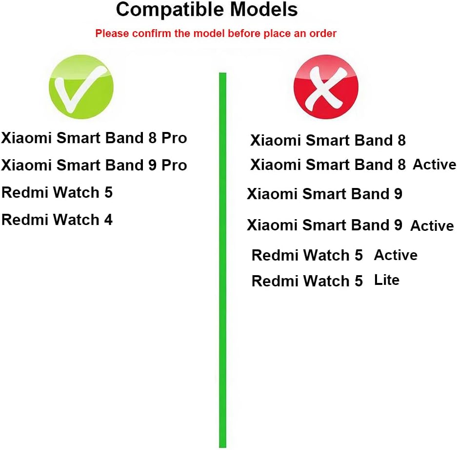 Thumbnail 1 de FYISWHO silicone replacement band for Redmi Watch 4/5 and Xiaomi Smart Band 8 Pro/9 Pro