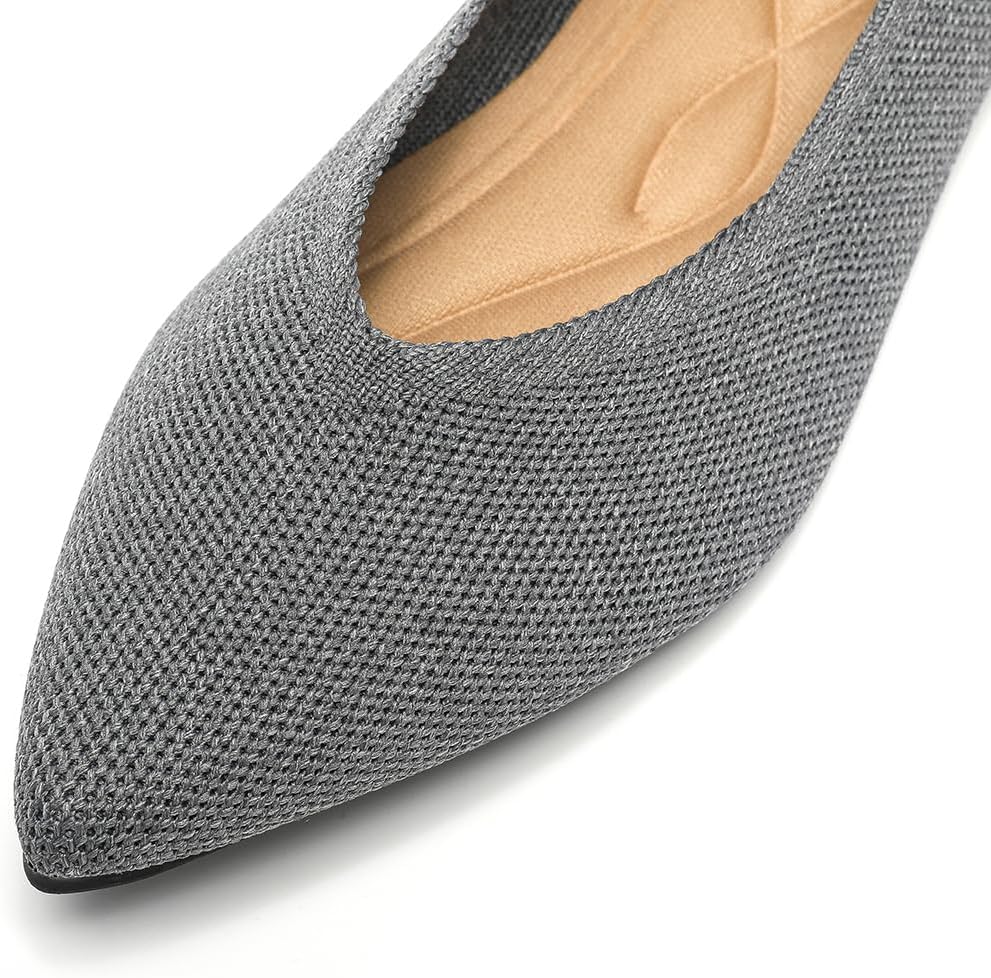 Detalle de Semwiss Women's Ballet Flats Comfortable Casual Dressy Shoes (Pointed Toe Leopard Flats)