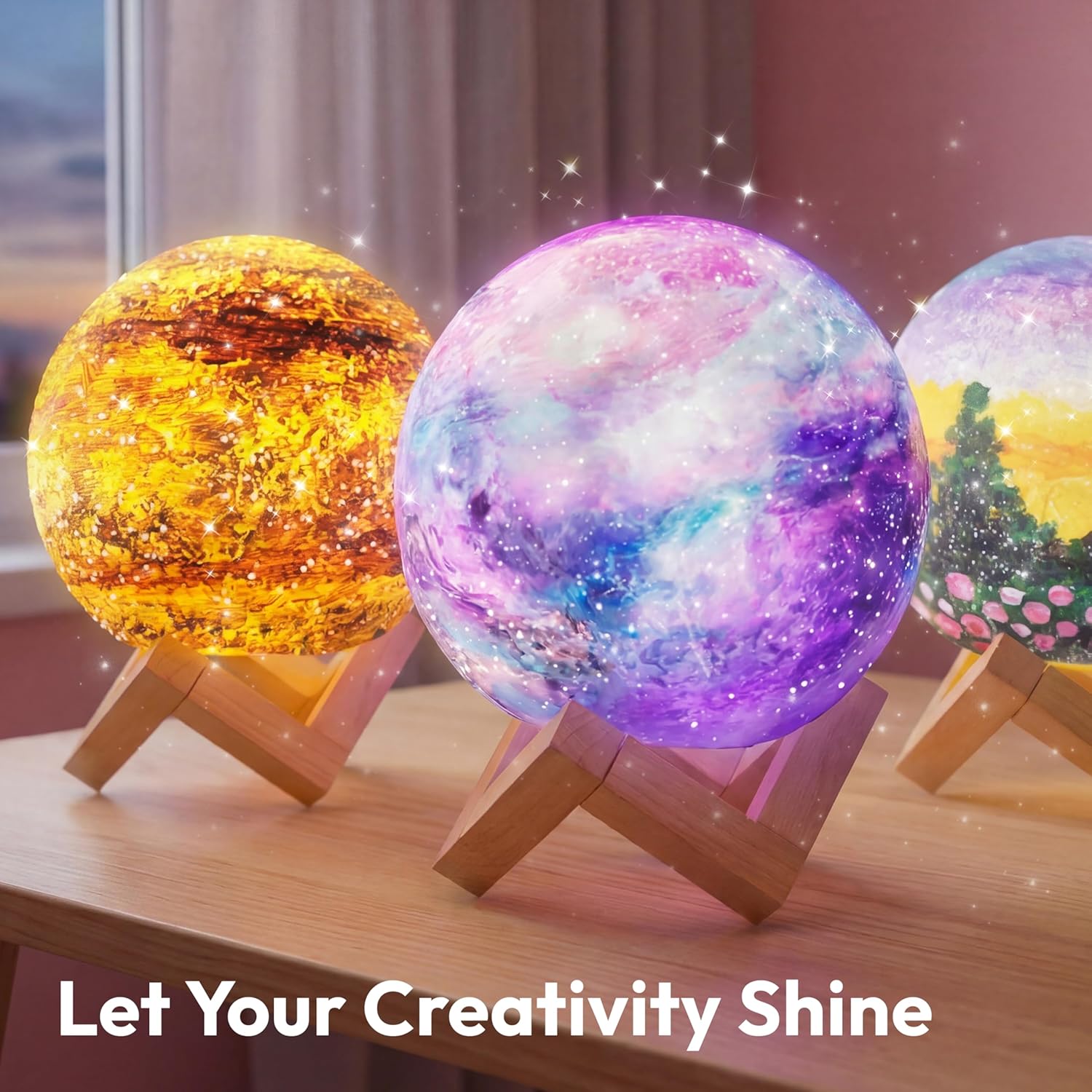 Thumbnail 2 de Klever Kits DIY 3D Moon Lamp Kit 🎨