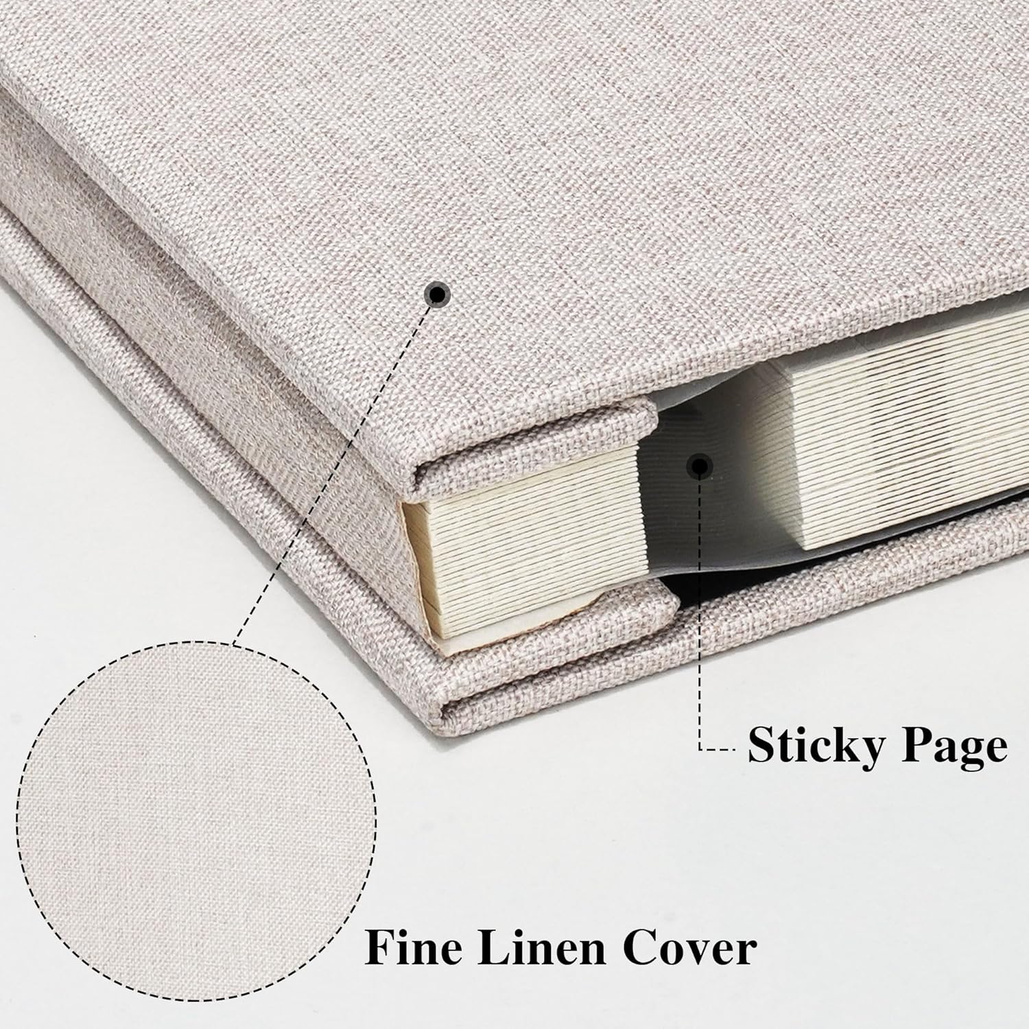 Thumbnail 1 de Vienrose Álbum de Fotos Autoadhesivo 10x15cm 📸 40 Páginas Blanco