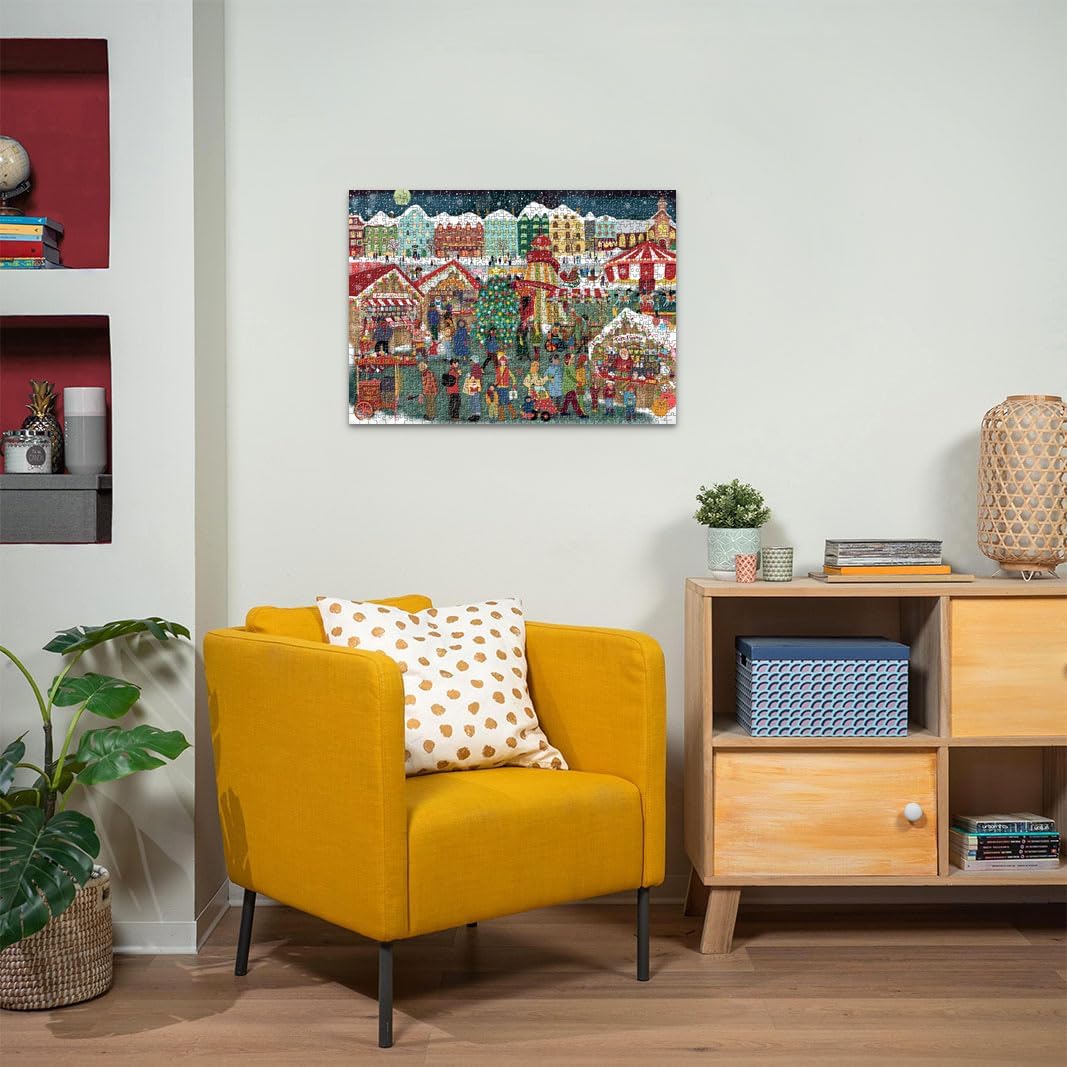 Thumbnail 4 de Ravensburger Puzzle Adulte 1000 pièces Le marché de Noël — qualité supérieure pour des moments de détente