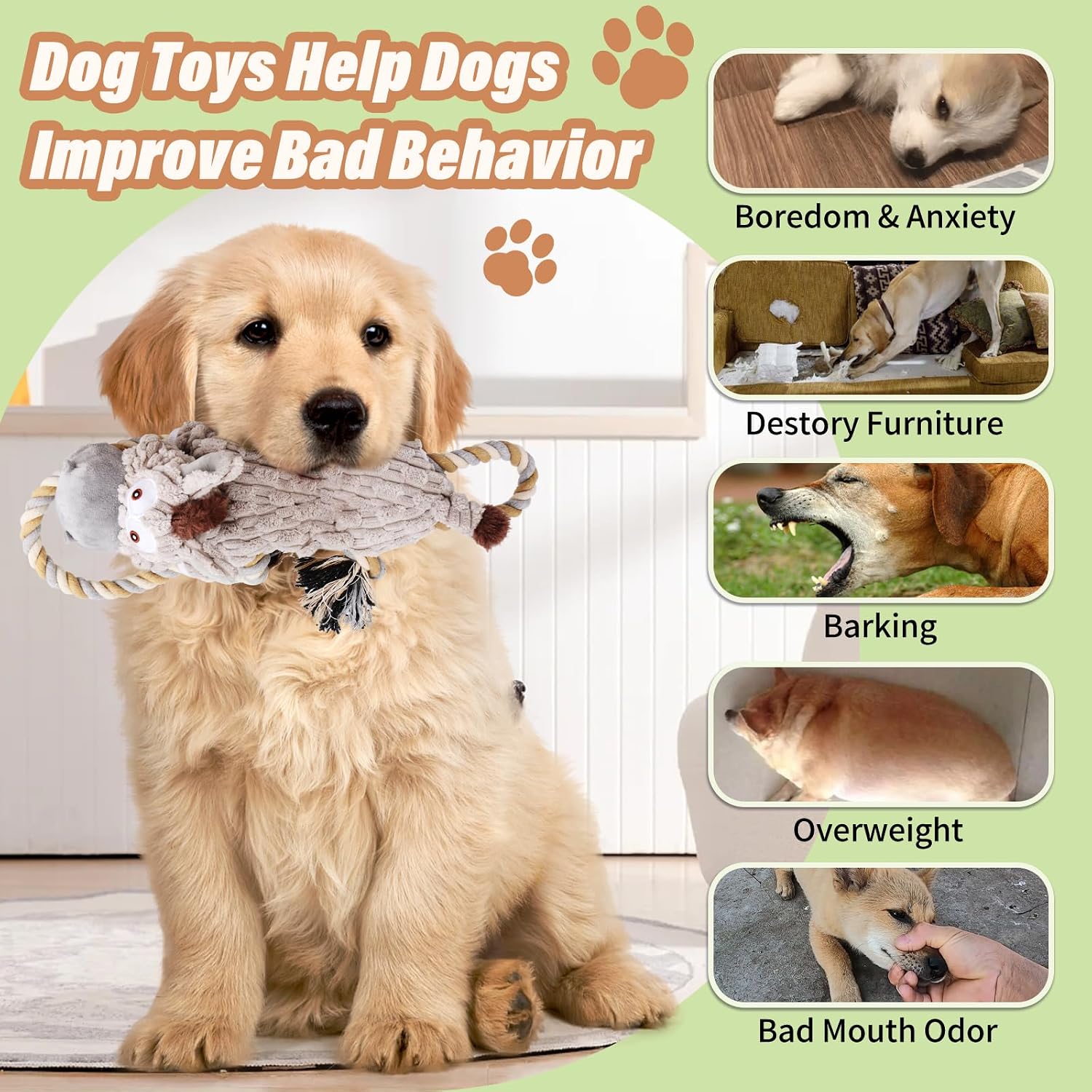 Thumbnail 3 de Drmstow Large Plush Dog Toy