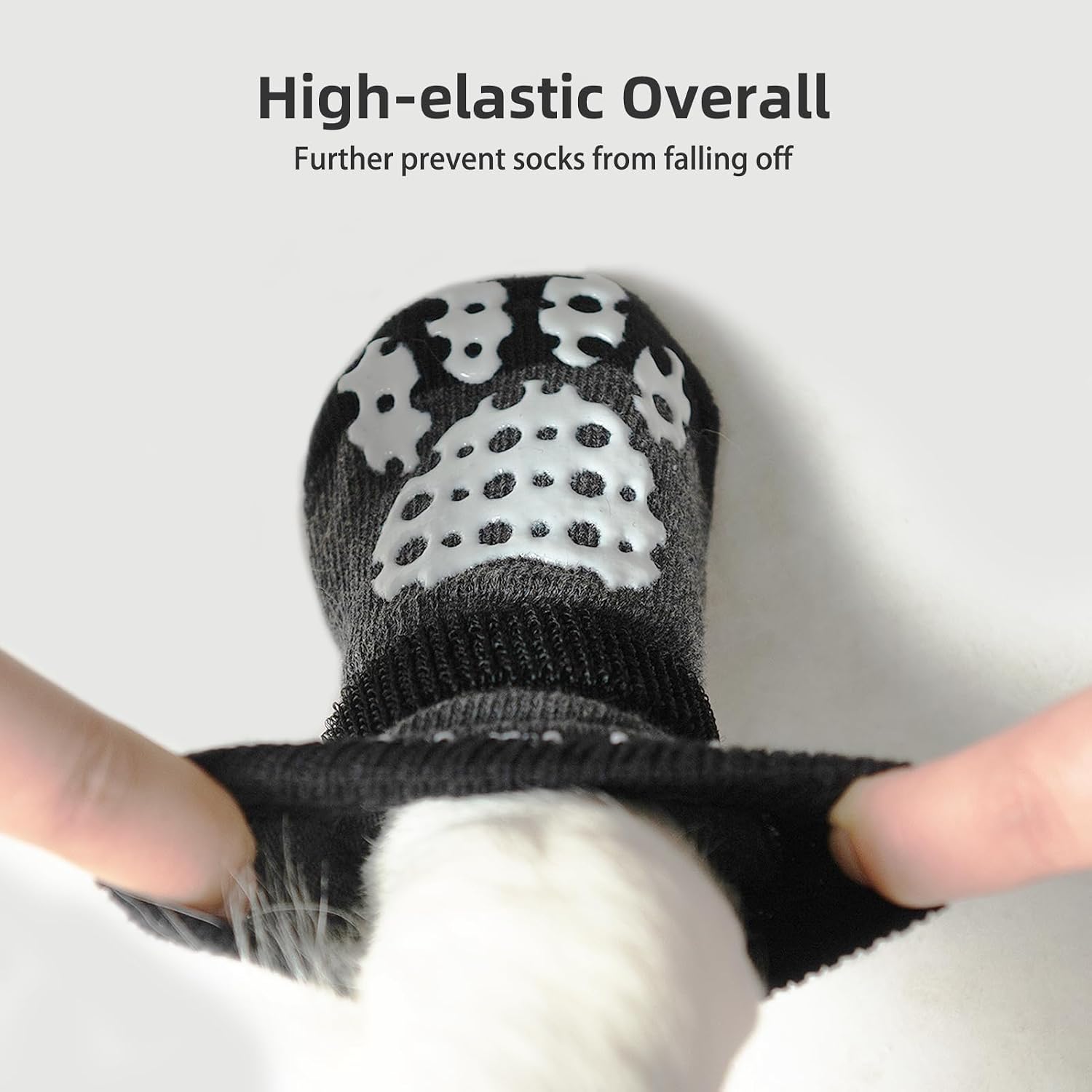 Detalle 2 de PUPTECK Hundesocken 2 Paar Anti-Rutsch für Böden 🐾