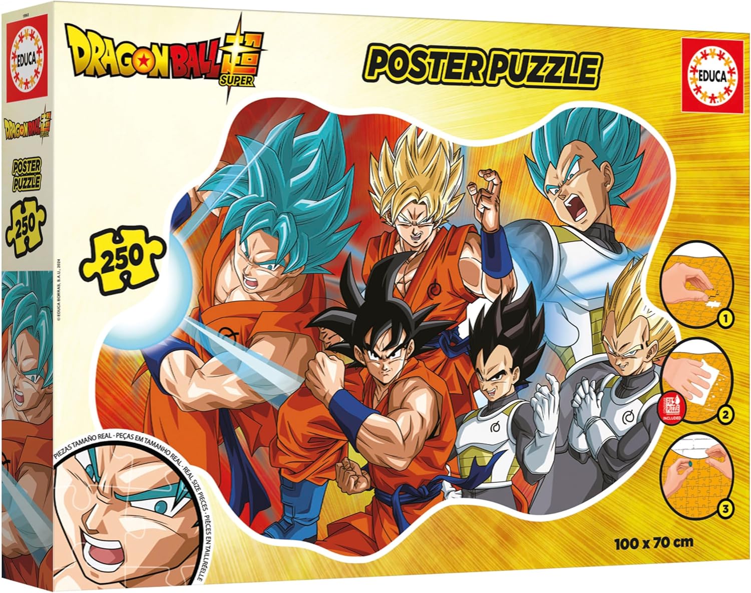 Thumbnail 3 de Educa Poster Puzzle enfant Dragon Ball 250 pièces (100 x 70 cm)