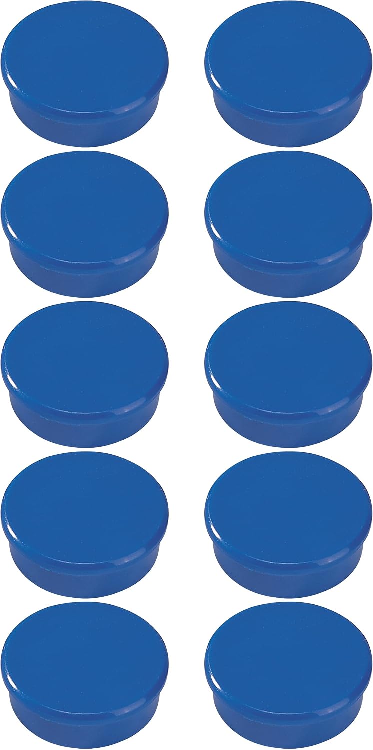 Detalle de Dahle 95538 Magnete-Set, Ø38 mm, Haftkraft 25 N, 10 Stück, rot