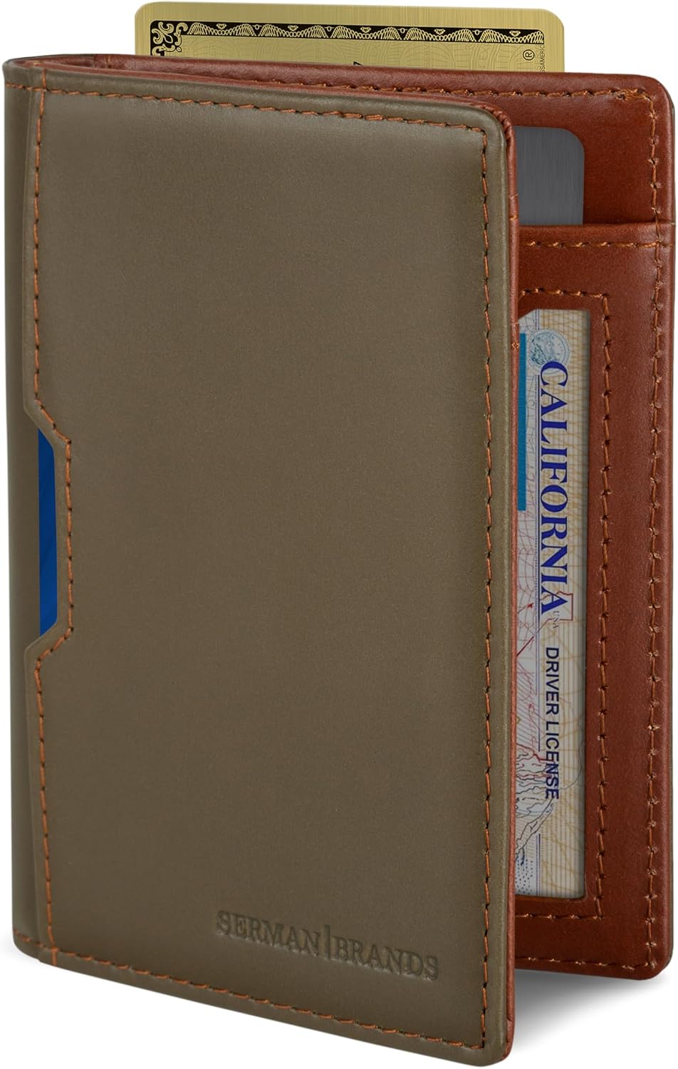 Thumbnail 6 de SERMAN BRANDS Men's Leather Wallet