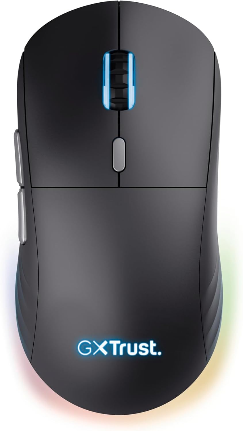 Detalle de Trust Gaming GXT 926 Redex II – kabellose Gaming-Maus mit langer Laufzeit und RGB-Highlights