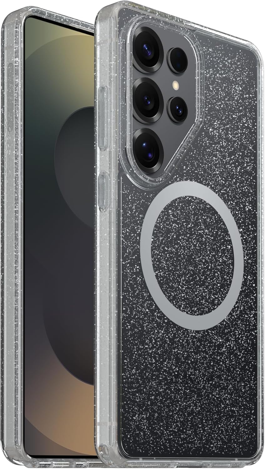 Thumbnail 2 de OtterBox Galaxy S26 Ultra Symmetry Series Case - Stardust 4.0 (Clear) with MagSafe-Style Magnets and Raised Edges
