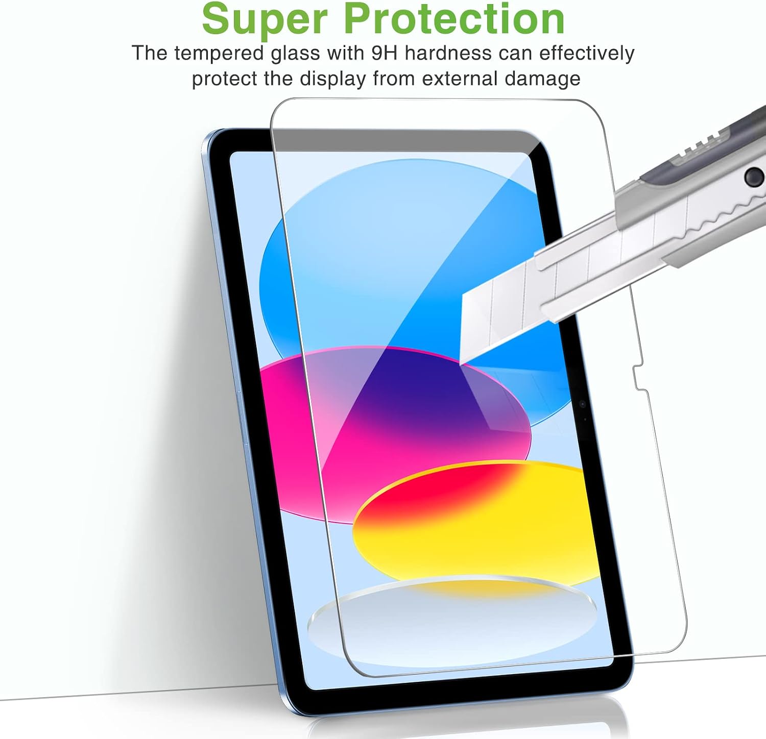 Detalle 2 de apiker Panzer Glas für iPad 11/10 Gen Schutzglas