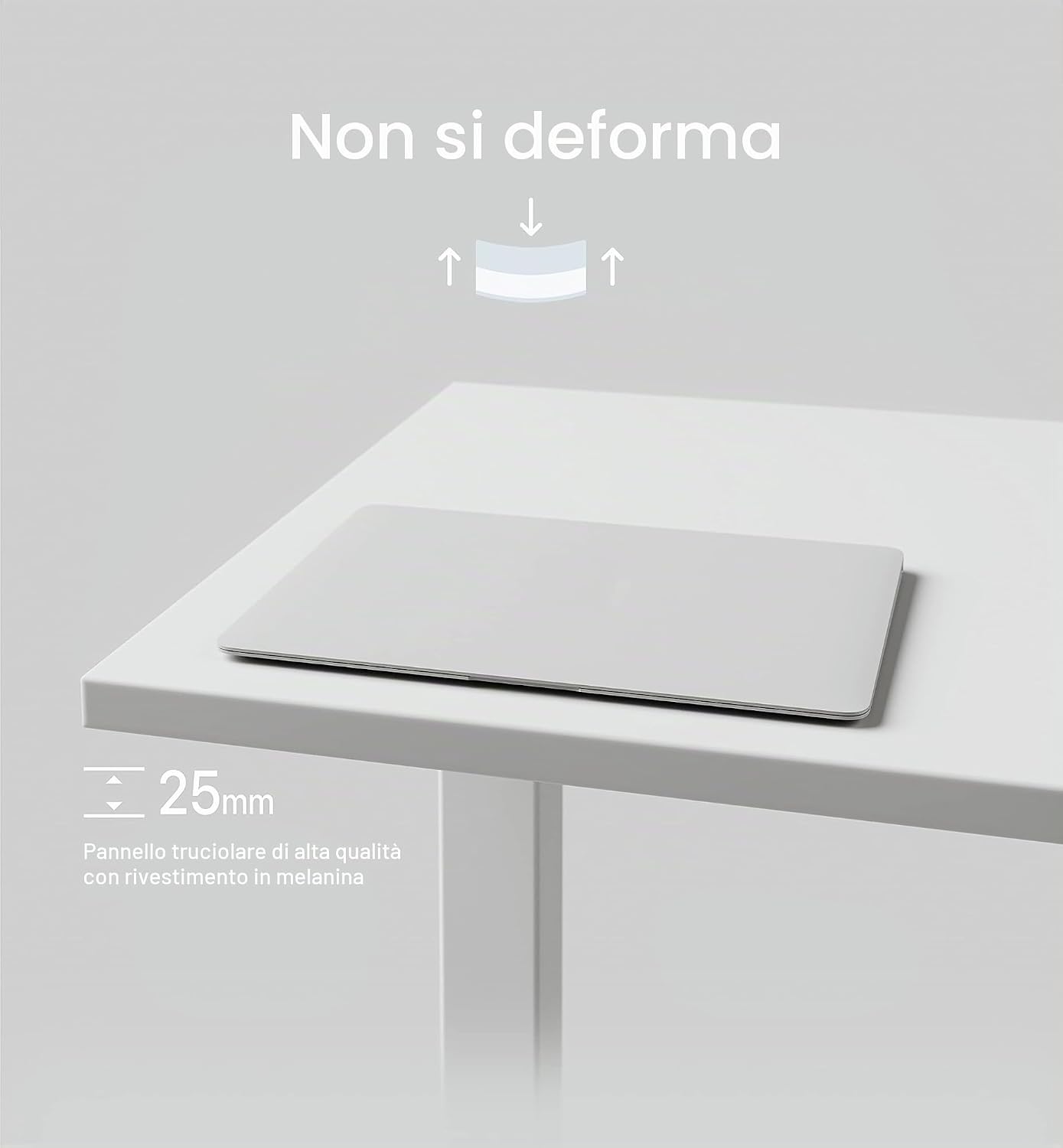 Thumbnail 2 de Desktronic Piano da tavolo 120 x 60 cm: piano robusto per scrivanie regolabili e tavoli