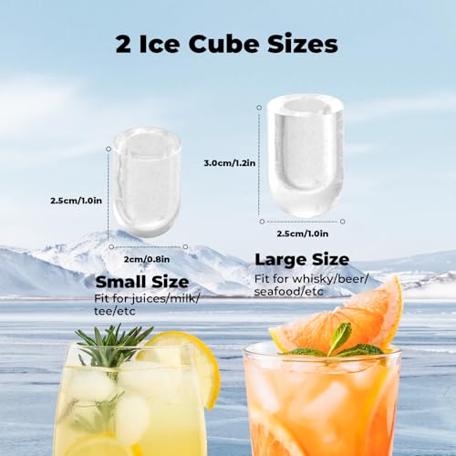 Thumbnail 2 de Acmeenjoy Ice Maker Machine Countertop – 9 Cubes, 6 Minutes, Self-C cleaning