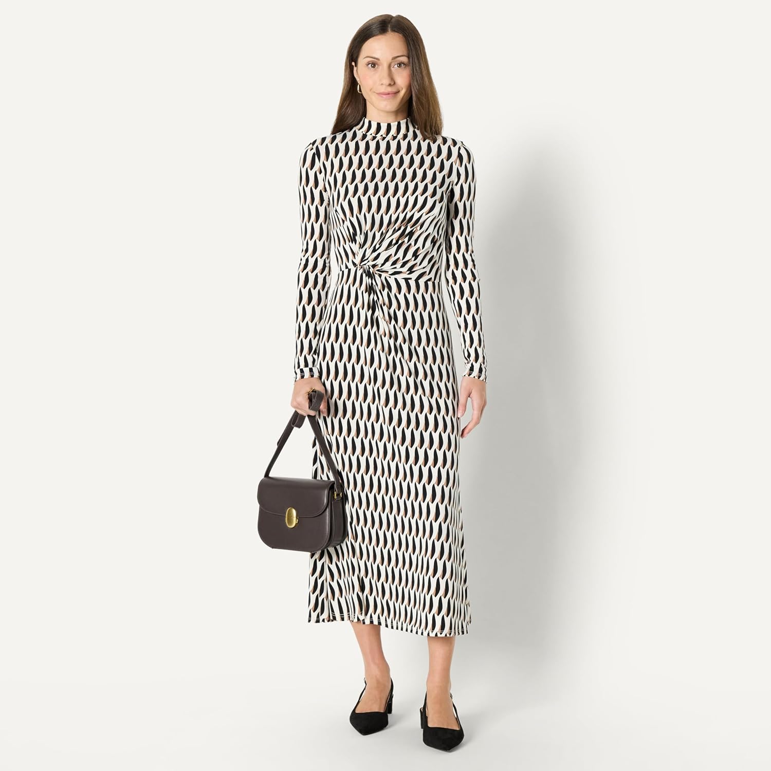 Thumbnail 2 de Amazon Essentials women’s fit and flare long-sleeved short maxi dress