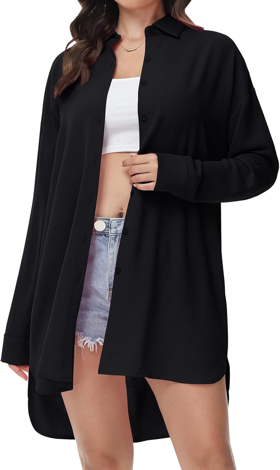 Thumbnail 4 de Tanmolo Bluse V‑Ausschnitt Langarm