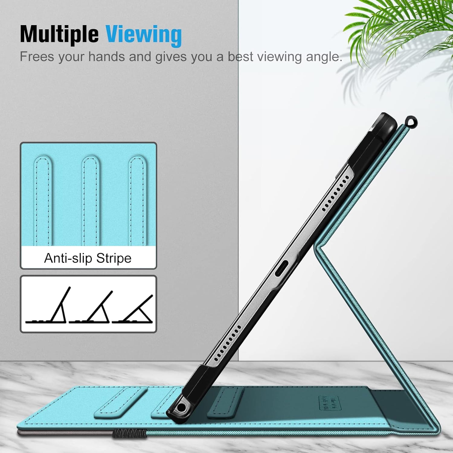 Thumbnail 2 de Fintie Hülle für Samsung Galaxy Tab A8 10.5" (SM-X200/X205) – Jeansoptik Türkis
