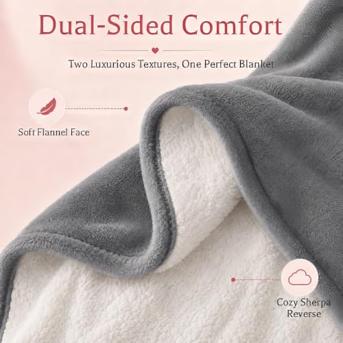 Thumbnail 7 de Arrylins Heated Electric Blanket Throw, 130 x 180 cm, Flannel and Sherpa