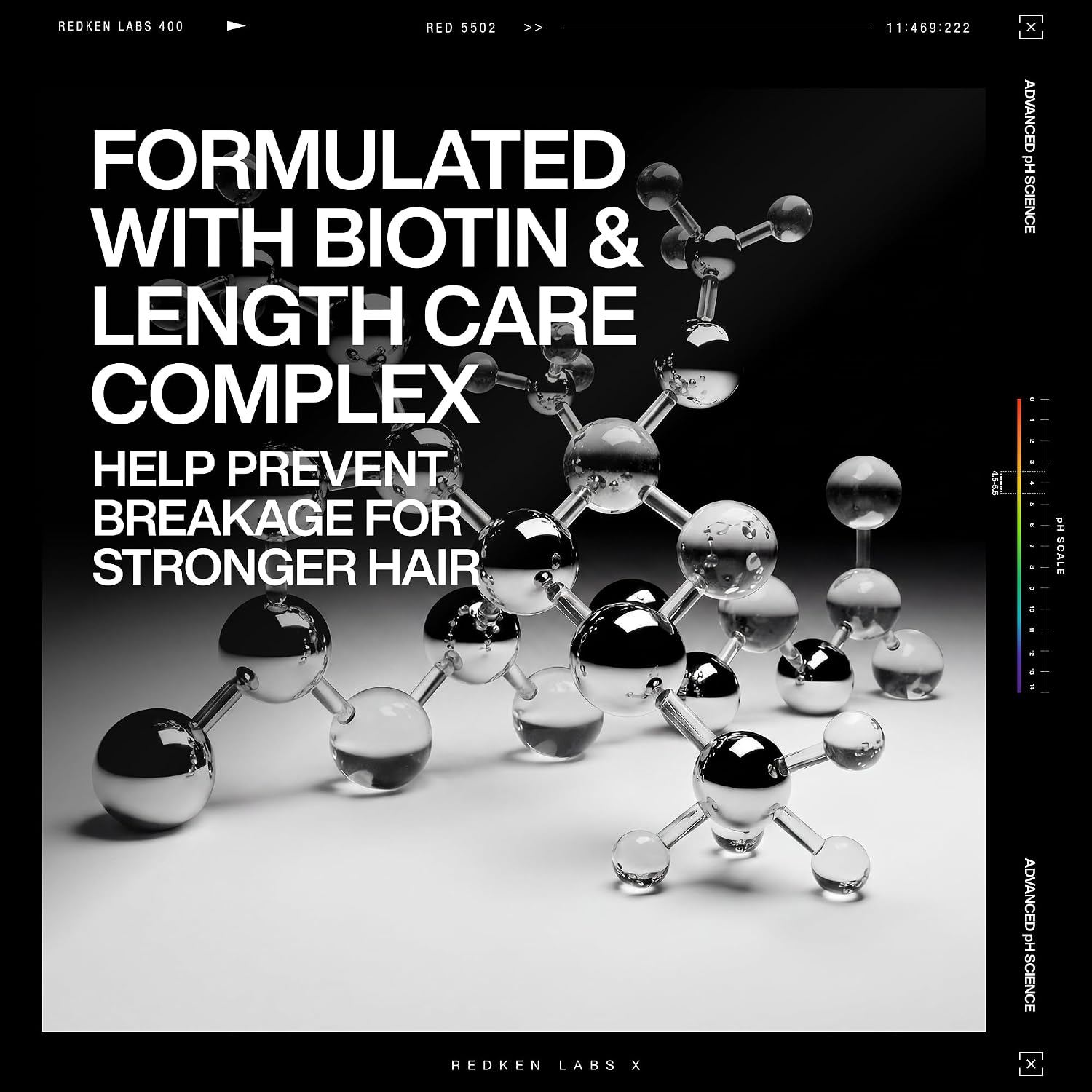 Detalle de Redken Biotin Shampoo for Longer, Stronger Hair – Extreme Length