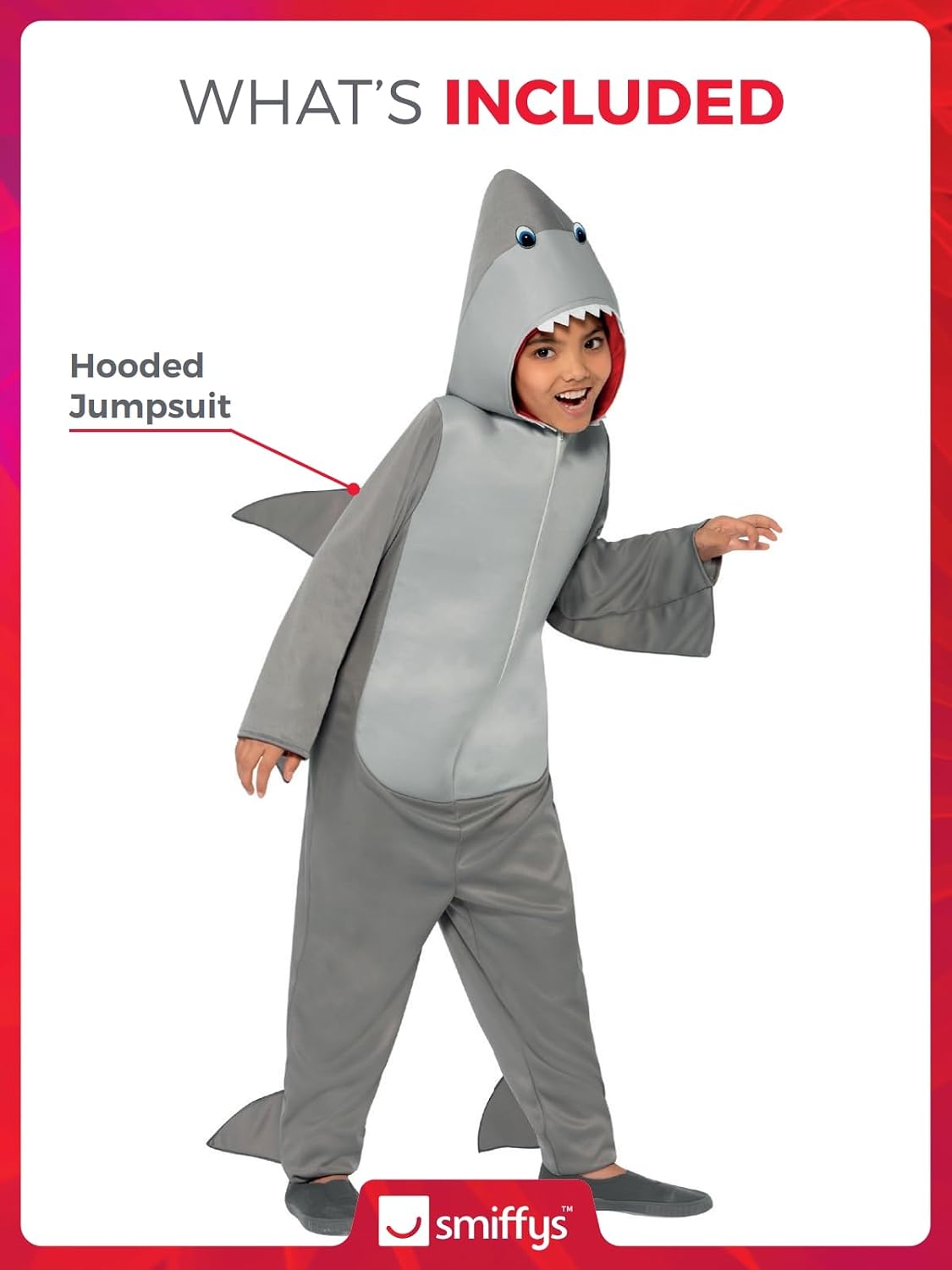 Thumbnail 3 de Smiffys Costume Enfant Requin 7-9 ans 🐟