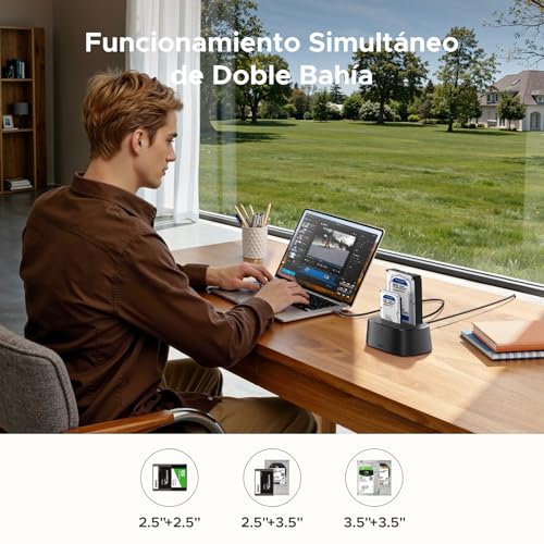 Detalle 2 de UGREEN Dock USB 3.0 pour disque dur ⚙