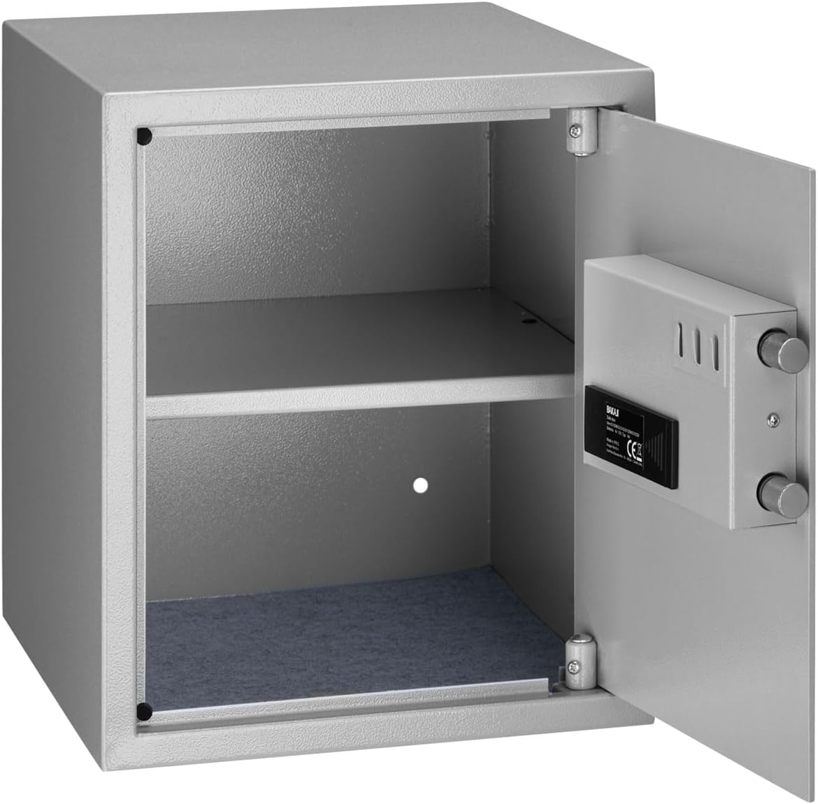 Detalle de BAKAJI Elektroniczny sejf 56 l, 40 × 35 × 40 cm, szary