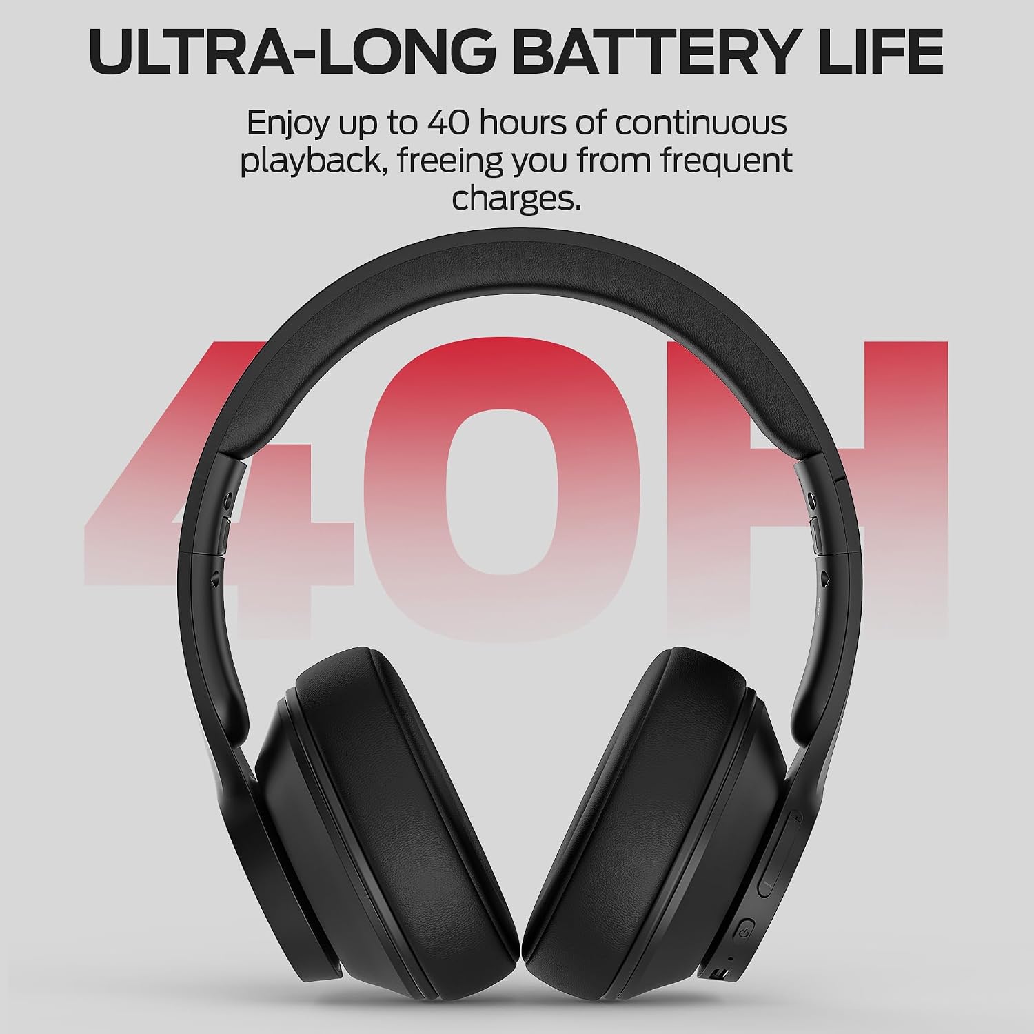 Thumbnail 3 de Monster Mission 100 Over-Ear Bluetooth Headphones, 40-Hour Playtime, Bluetooth 5.4