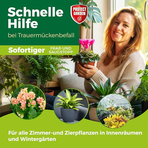 Detalle 2 de PROTECT GARDEN Lizetan Trauermückenfrei, 30 ml Konzentrat mit Neemöl