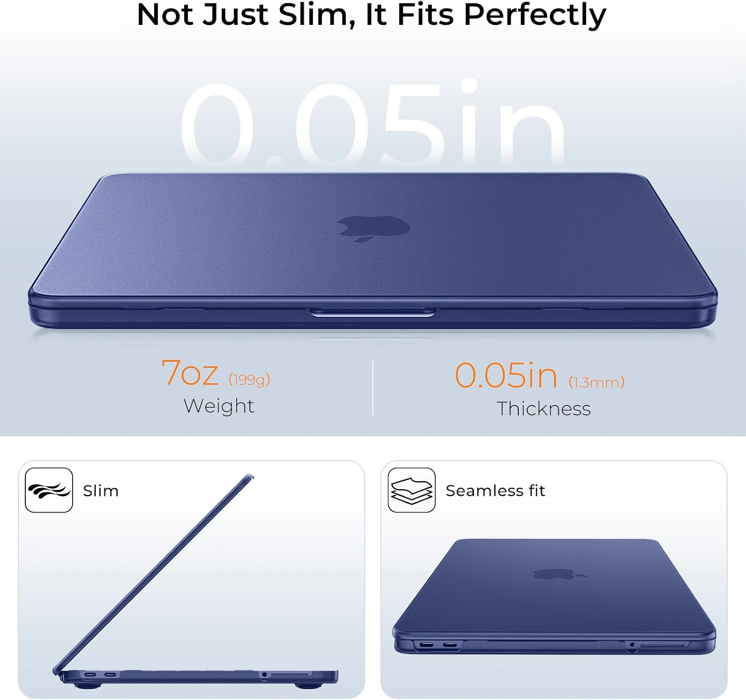 Thumbnail 2 de EooCoo beschermhoes voor MacBook Neo 13 inch (A3404), 3-in-1 met toetsenbordbescherming