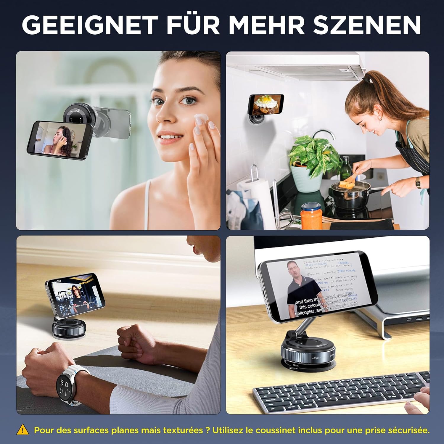 Thumbnail 5 de MSXTTLY Vmag-S1 magnetische Autohalterung 360°