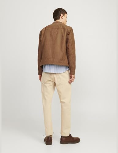 Detalle 1 de Jack & Jones Synthetic Suede Jacket cazadora gamuza cognac talla M