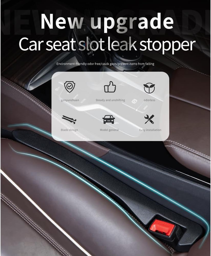 Thumbnail 2 de IHOTDER 2PCS Car Seat Gap Filler 15.7in