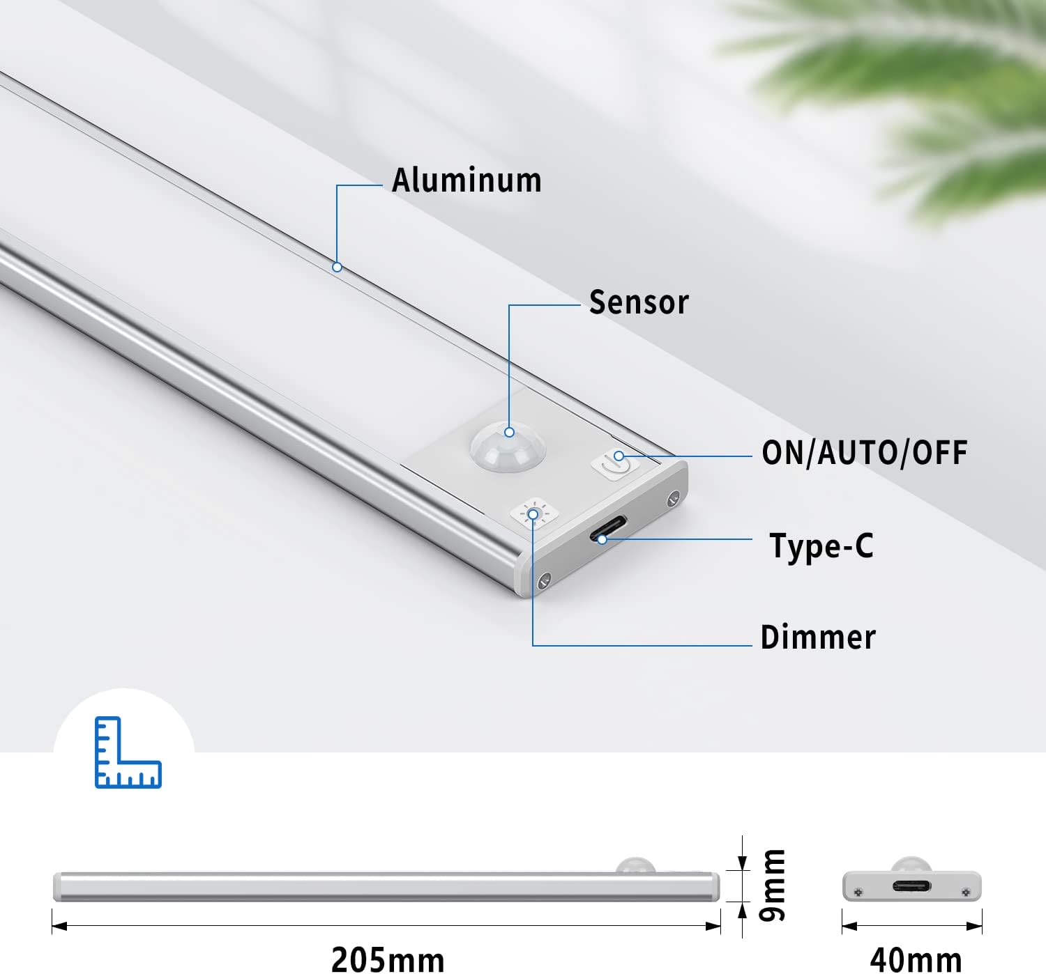 Thumbnail 4 de LED Schrankbeleuchtung mit Bewegungsmelder 20,5 cm