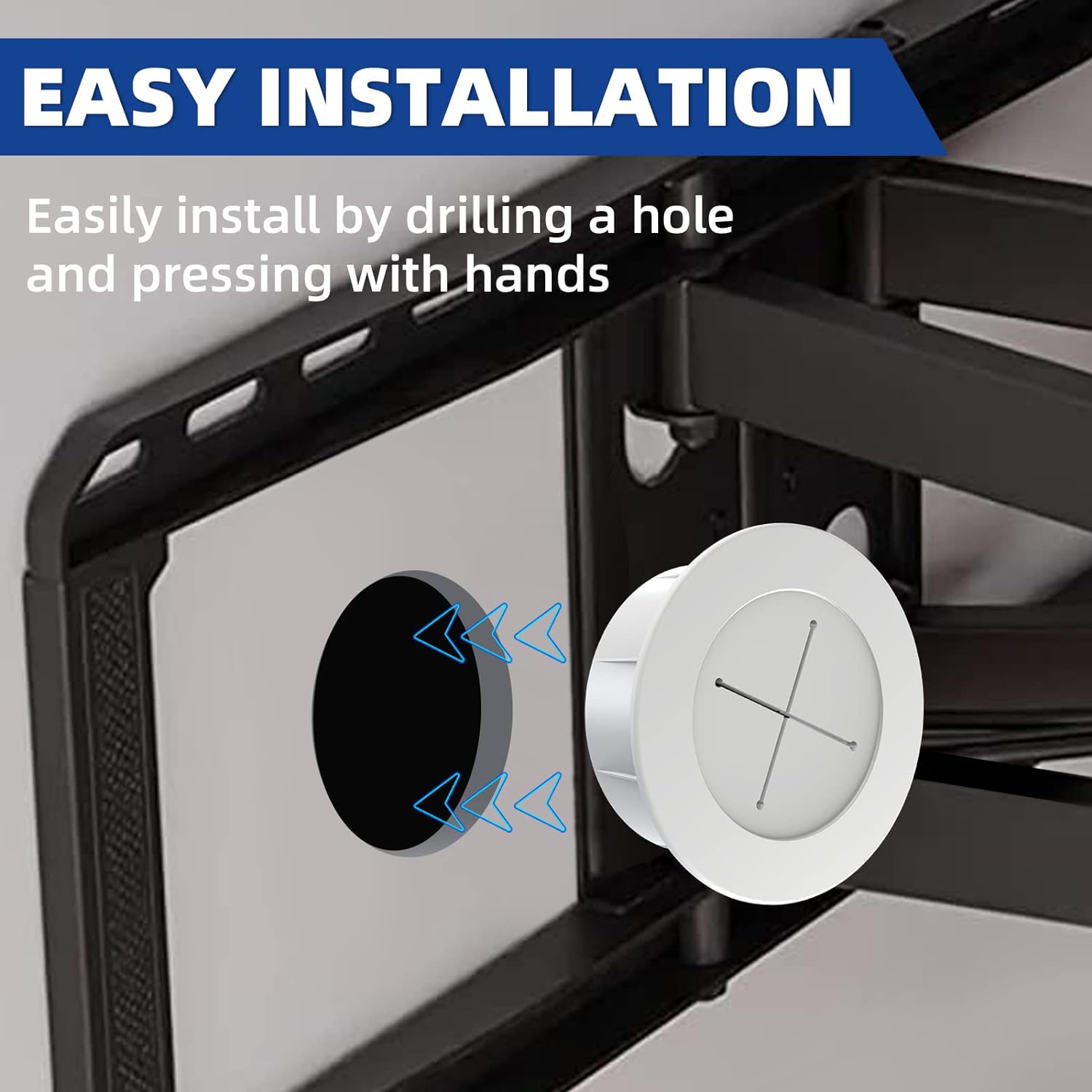 Thumbnail 5 de TV Wire Hider Kit 12–18mm wall pass-through