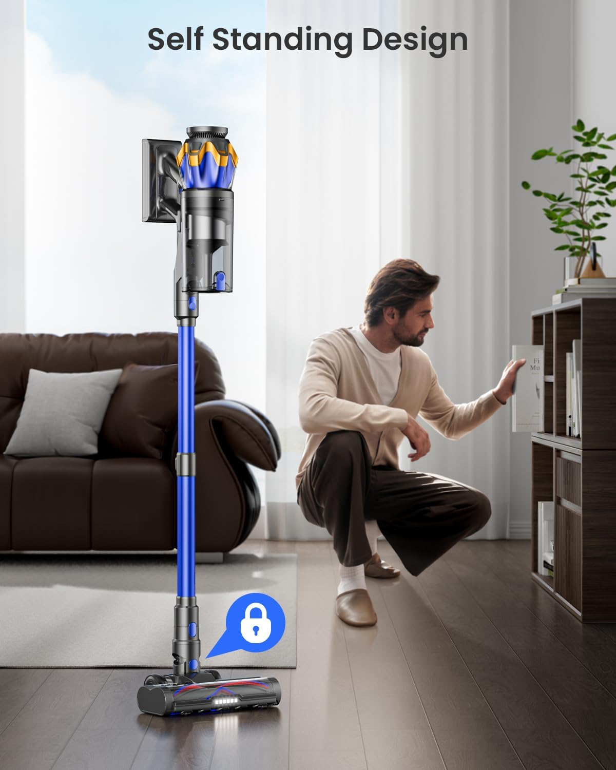 Thumbnail 4 de JELLYPIG X100 Cordless Stick Vacuum, 650W, 55KPA, Self-Standing