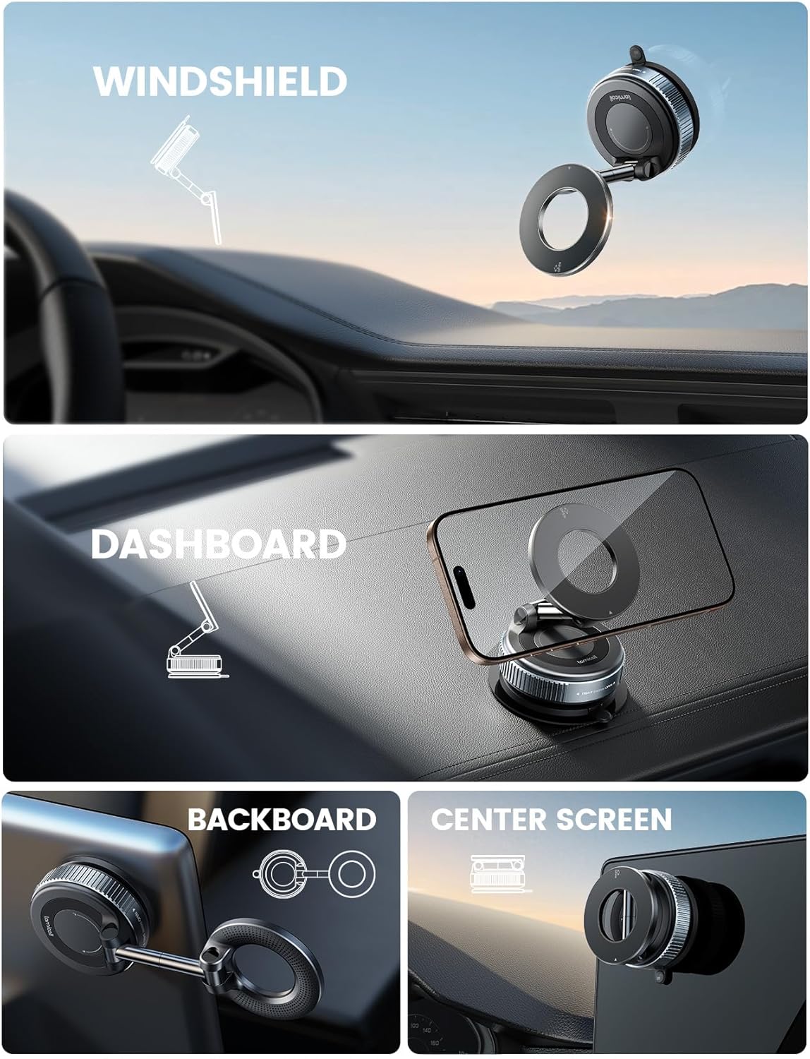 Detalle 2 de Lamicall Car Phone Holder 70 lbs