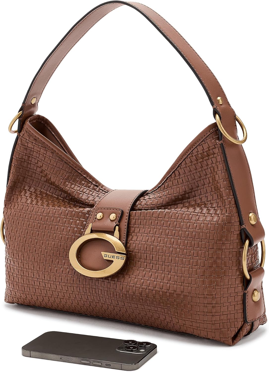 Detalle de GUESS medium shoulder bag, 14 x 4 x 10