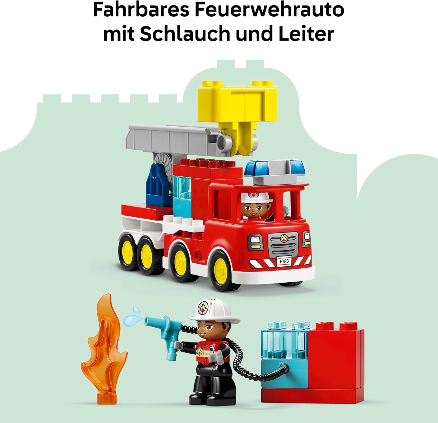 Thumbnail 3 de LEGO DUPLO Town Löschauto Löschfahrzeug 10473