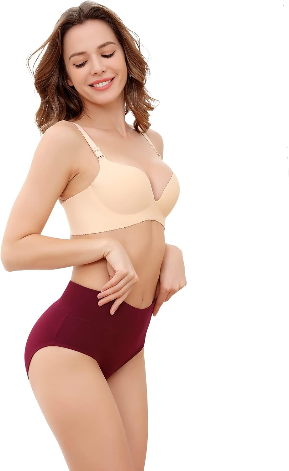 Detalle 2 de coskefy Underwear Women 5 Pack high waisted
