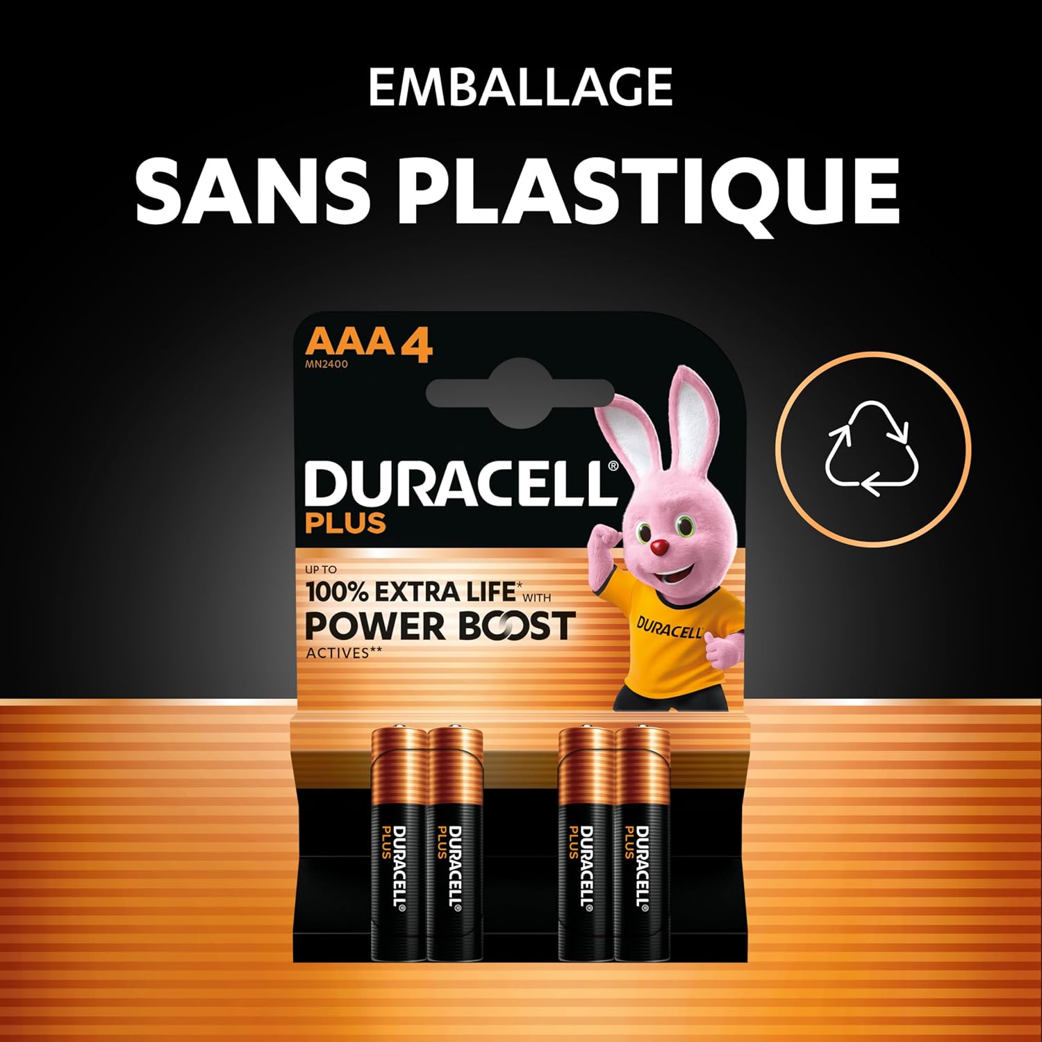 Detalle 2 de Duracell Plus AAA (Lot de 30) – Piles alcalines 1,5 V avec Power Boost