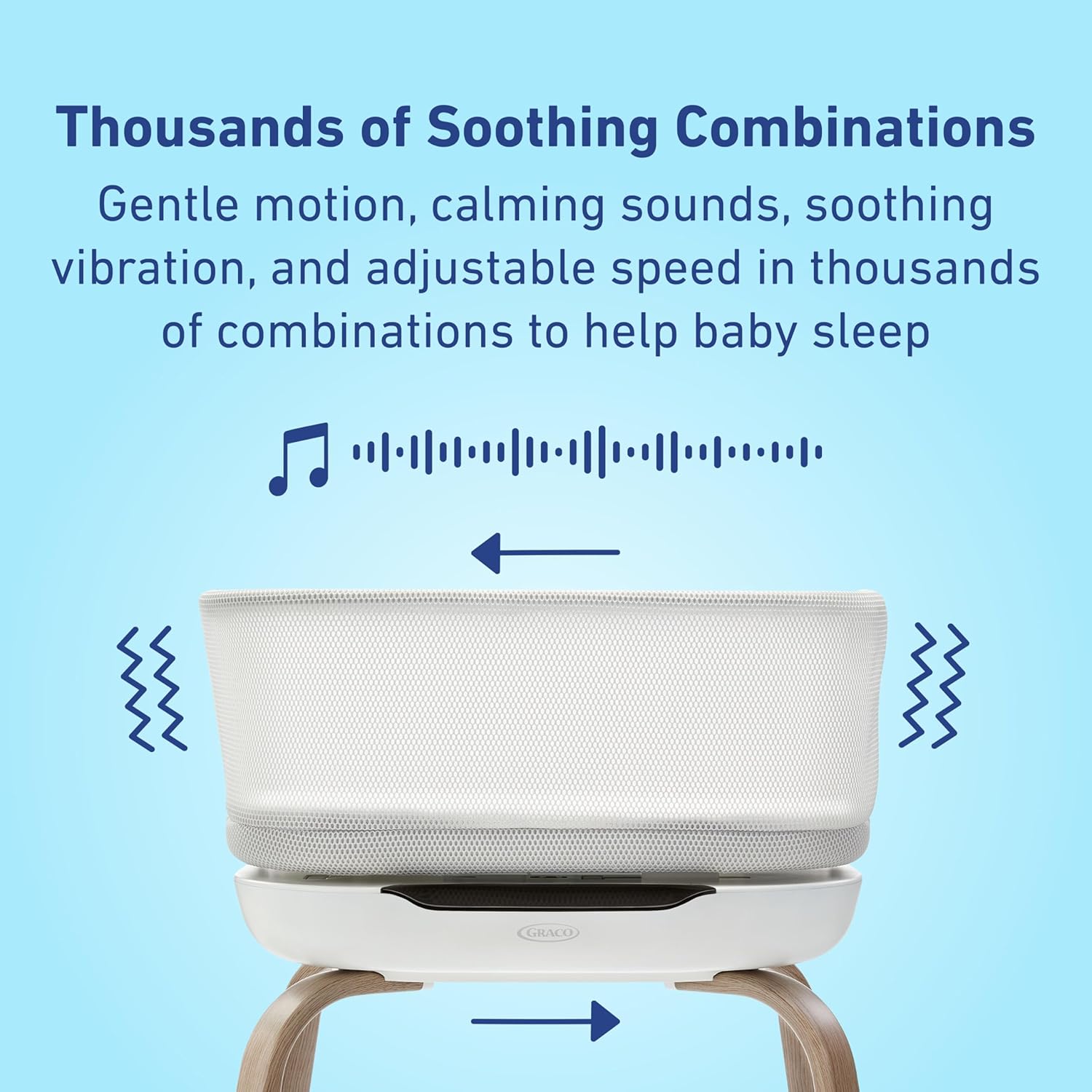 Thumbnail 2 de Graco SmartSense Soothing Baby Bassinet 6M