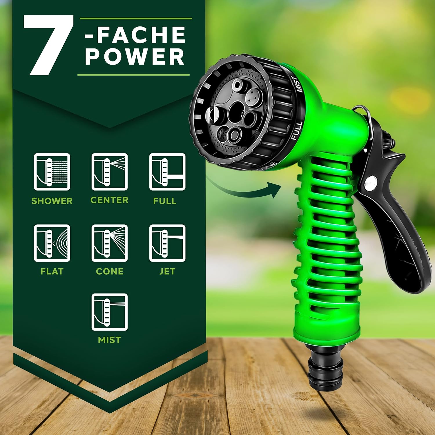 Thumbnail 1 de TRESKO® flexiSchlauch – Flexibler Gartenschlauch (22,5 m) mit dehnbarem Latex-Innenmaterial