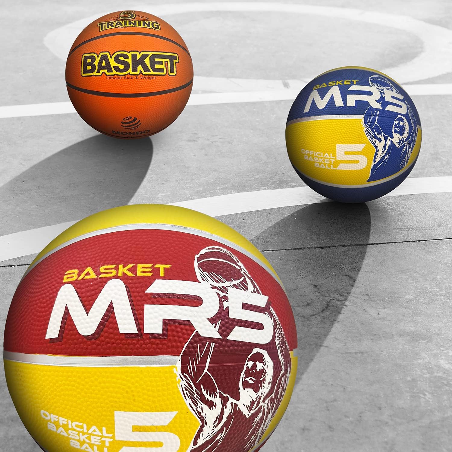 Thumbnail 6 de Mondo Toys Dream Team pallone da basket per bambini, superficie morbida, Size 5 (13139)