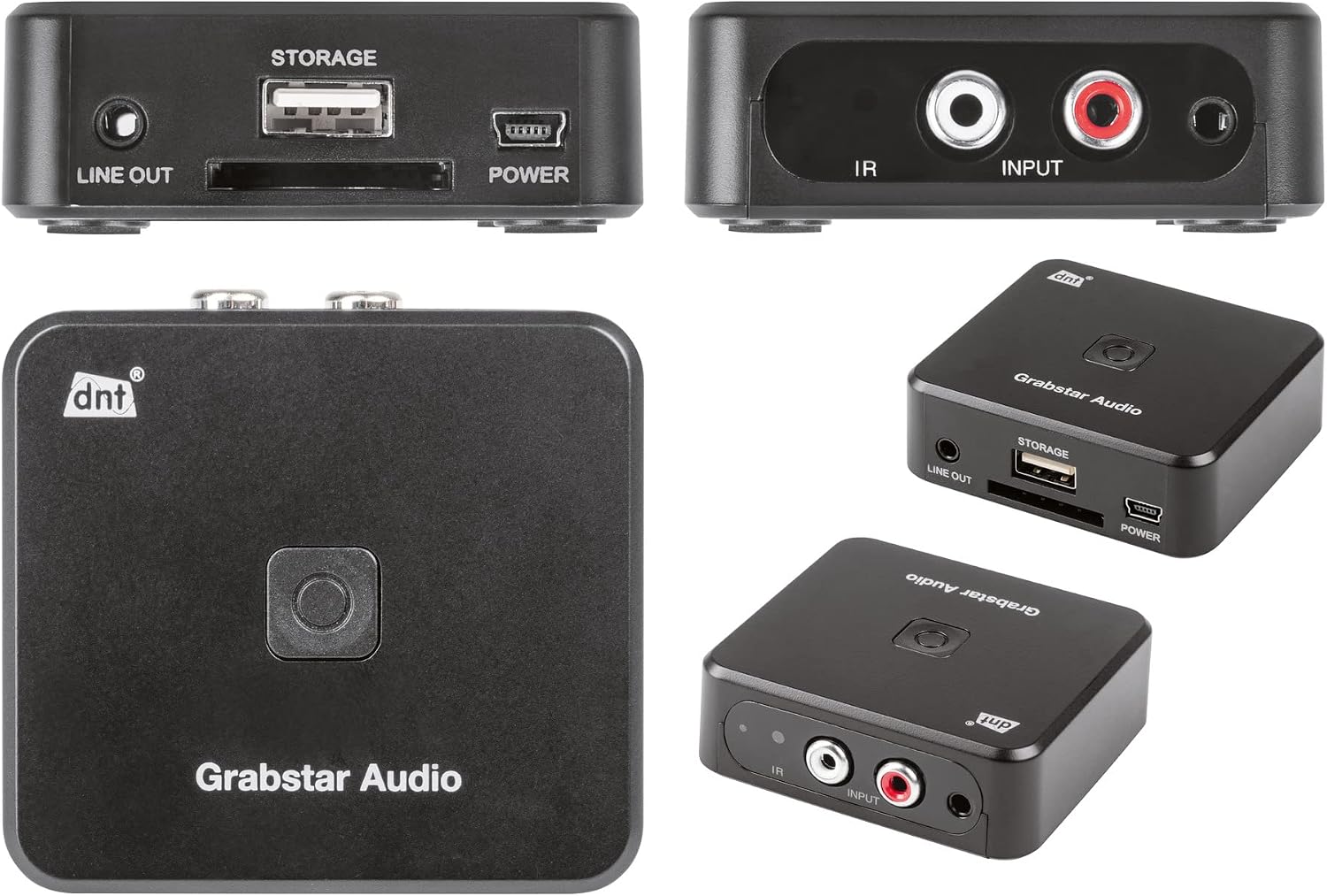 Detalle de dnt Grabstar Audio Audio-Digitalisierer für Kassetten & Tonbänder – MP3-Umwandlung auf SD/USB (DNT000012)