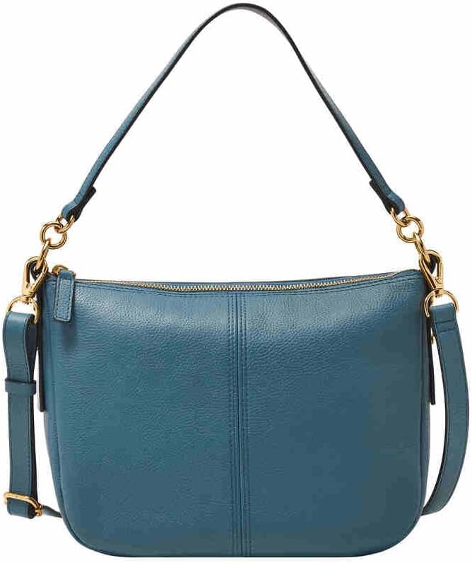 Detalle 2 de Fossil Huntington set di portafogli uomo in pelle o poliestere, azzurro