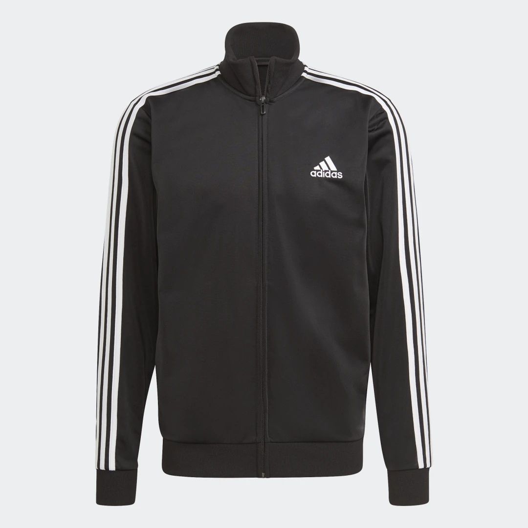 Detalle 2 de Chándal Essentials 3-Stripes Negro de Adidas