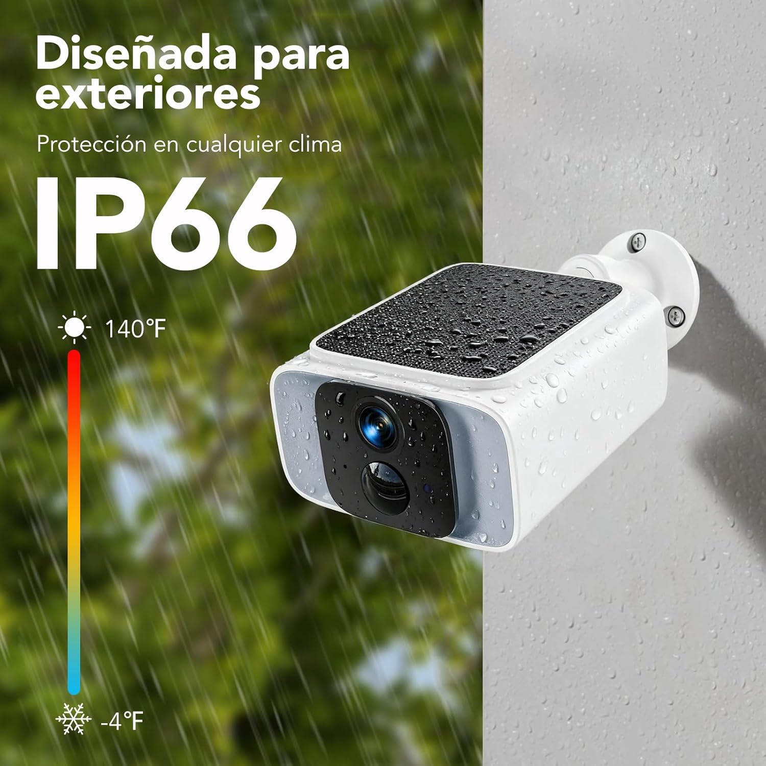Thumbnail 6 de GNCC 2K 4MP Cámara exterior WiFi solar