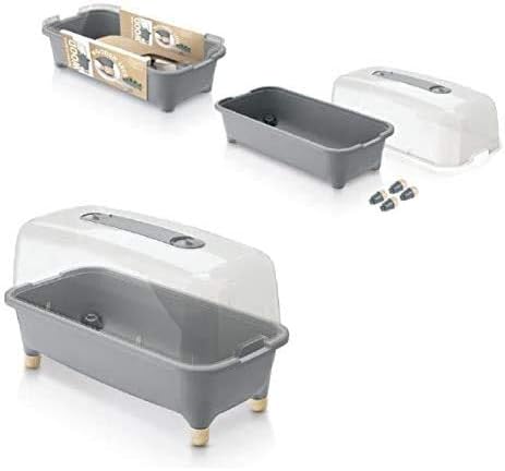 Thumbnail 1 de Prosperplast Respana Planter Wood Low Set L 🪴 Huerto doméstico