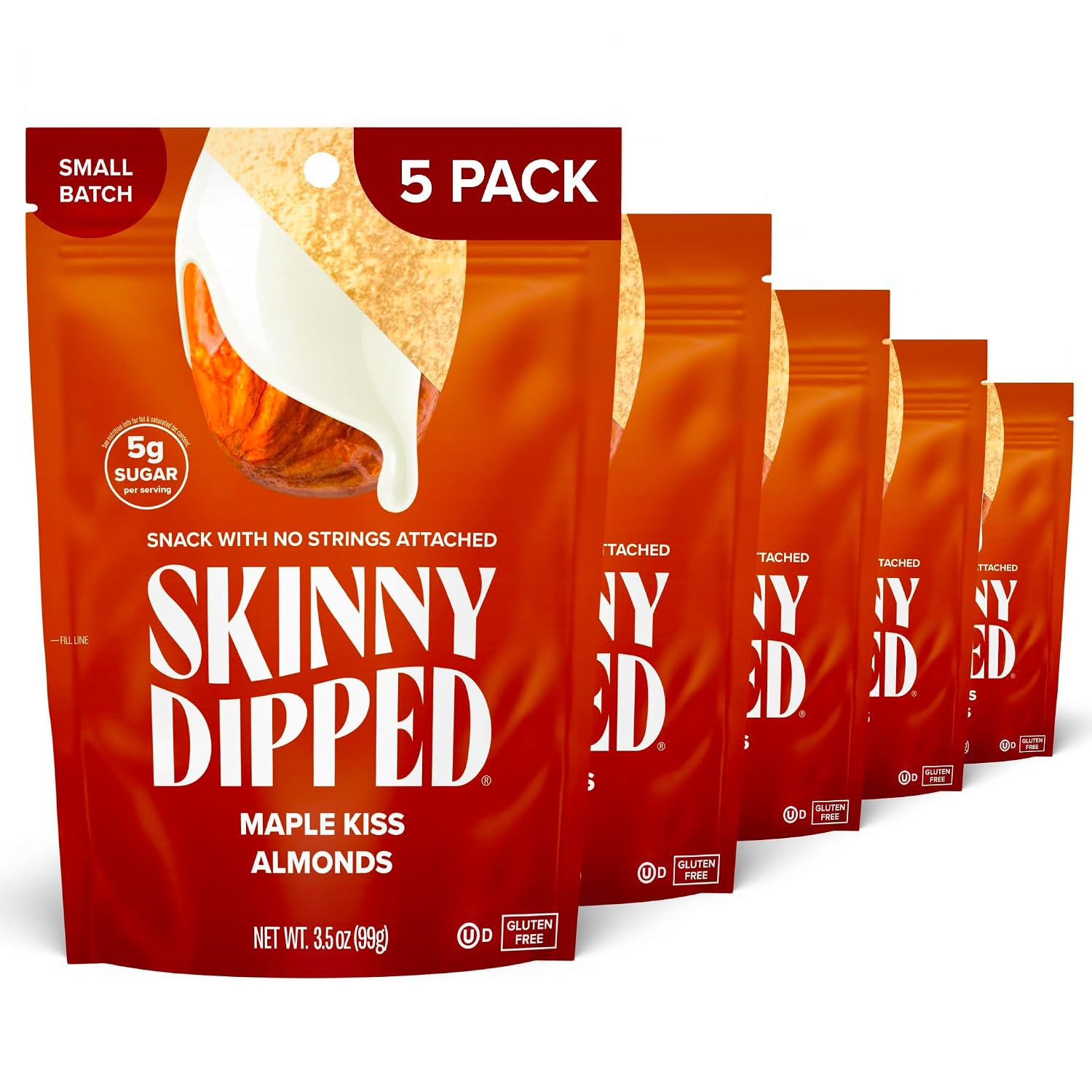Detalle de SkinnyDipped Almonds 3.5 oz