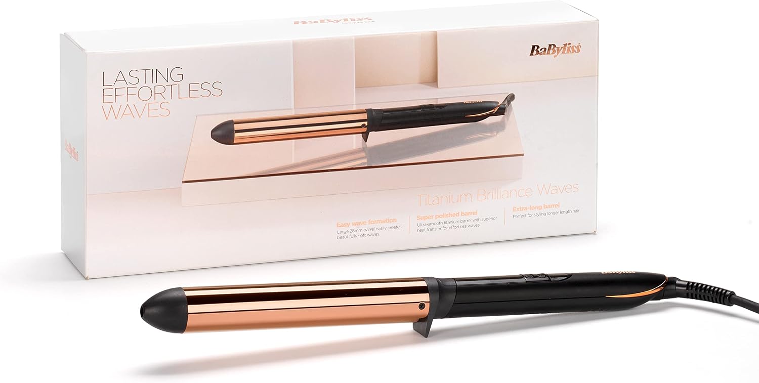 Detalle 1 de BaByliss 2356U 28mm Titanium Waves Wand