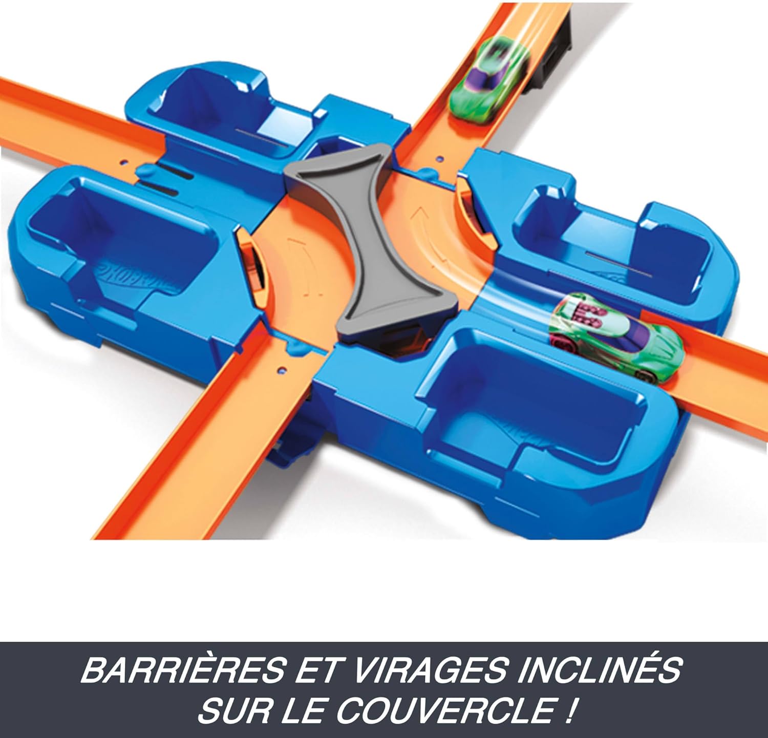 Thumbnail 4 de Hot Wheels Track Builder boîte de Construction Deluxe – 6 mètres de Piste et 2 Voitures incluses