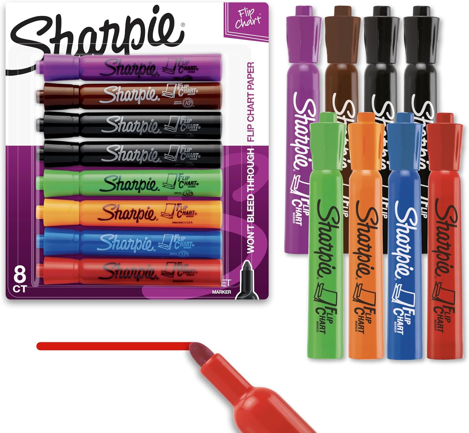 Sharpie Flip Chart Markers 8-count pack 🖊️