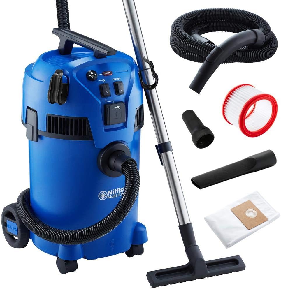 Detalle 2 de Nilfisk Multi II 30L T 1400 W, aspirador seco y húmedo 🧹